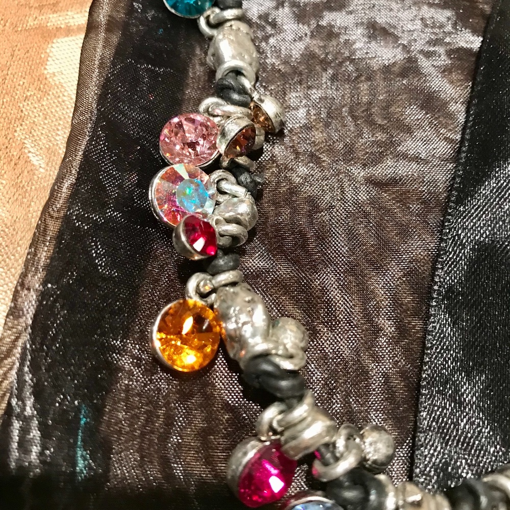 💎Otazu Swarovski Multi Color Crystal Necklace💎 - Picture 8 of 10